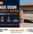 Emergency garage door repair service at a home in Scottsdale